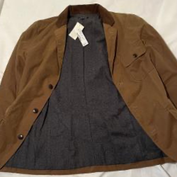 J.Crew Brand New (NWT ) Lined Men's Field/Barn Jkt. XS & Sm Dark Brown - Picture 2 of 3